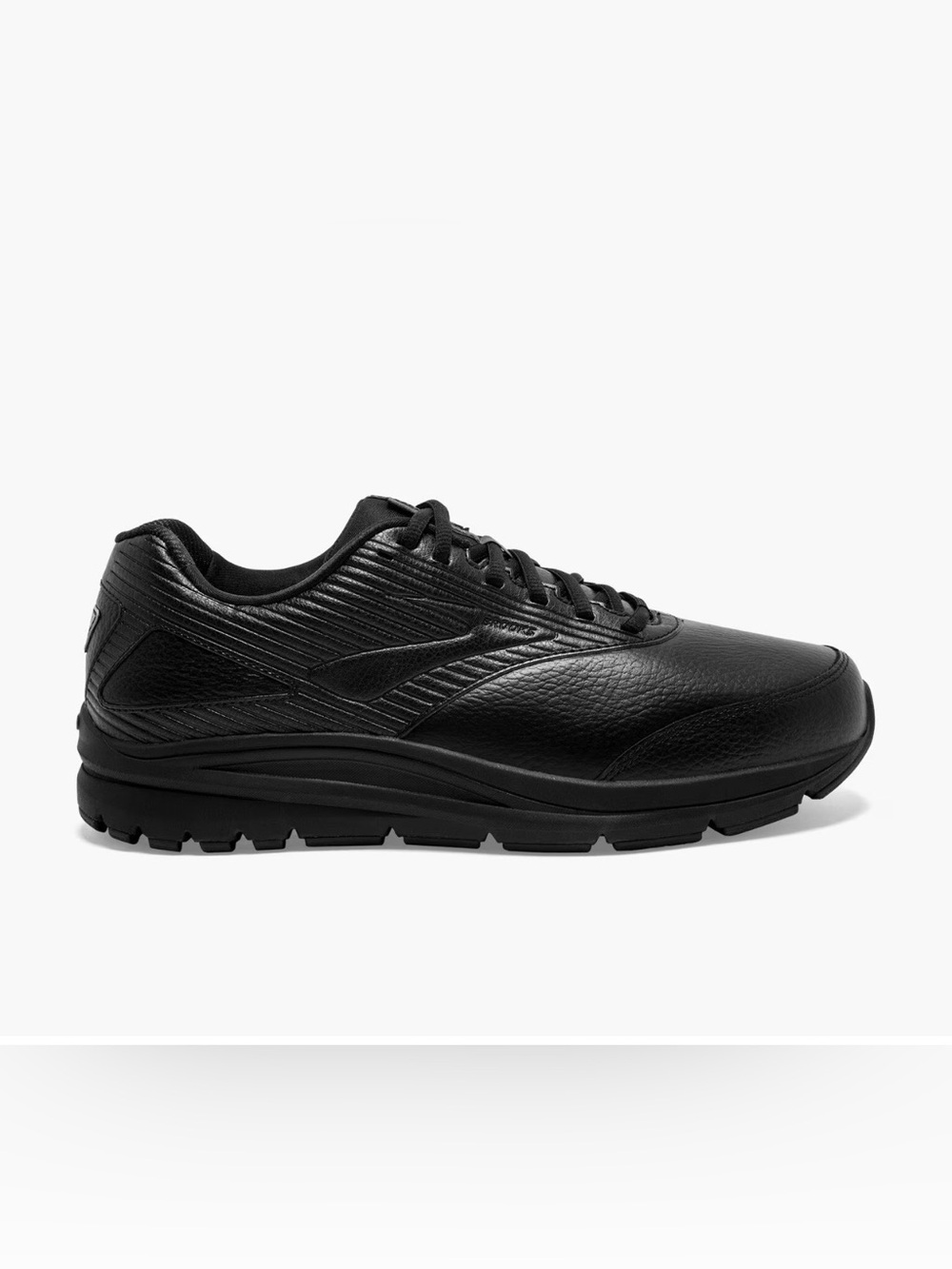 Brooks Men's Black Low-Profile Athletic Sneaker